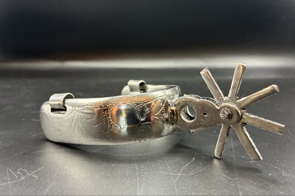 Handcrafted Mexican Charro Spurs - Stainless Steel | Espolón II