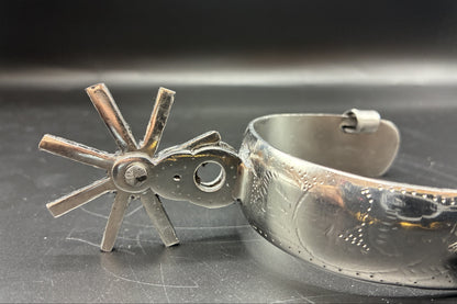 Handcrafted Mexican Charro Spurs - Stainless Steel | Espolón II