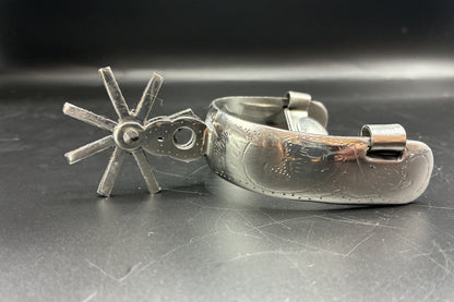 Handcrafted Mexican Charro Spurs - Stainless Steel | Espolón II