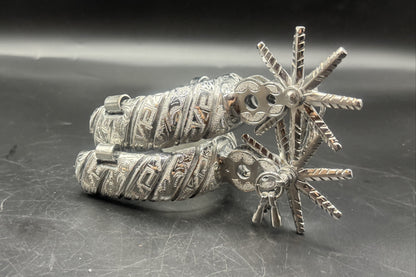 Handcrafted Mexican Charro Spurs - Stainless Steel | Cascabel
