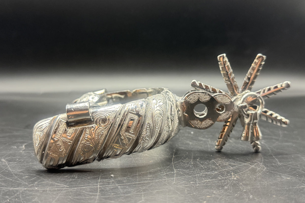 Handcrafted Mexican Charro Spurs - Stainless Steel | Cascabel