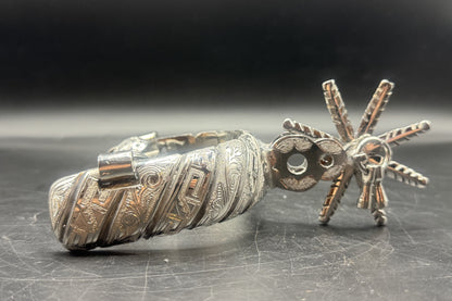 Handcrafted Mexican Charro Spurs - Stainless Steel | Cascabel