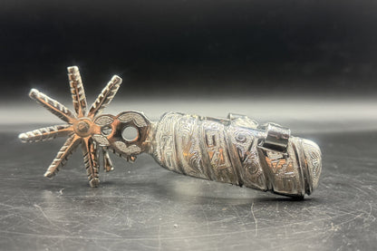 Handcrafted Mexican Charro Spurs - Stainless Steel | Cascabel