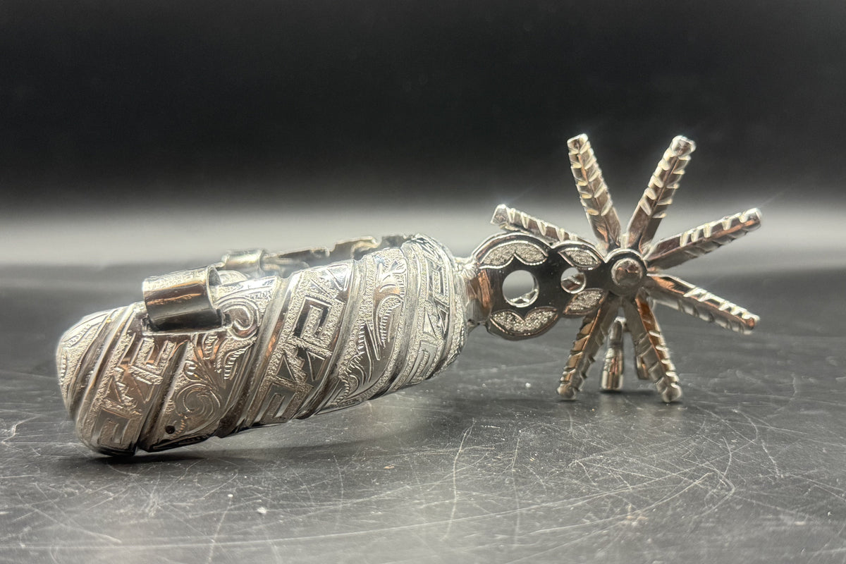 Handcrafted Mexican Charro Spurs - Stainless Steel | Cascabel