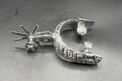 Handcrafted Mexican Charro Spurs - Stainless Steel | Cascabel