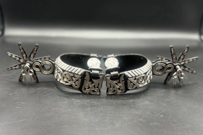 Handcrafted Mexican Charro Spurs - Stainless Steel | Eclipse