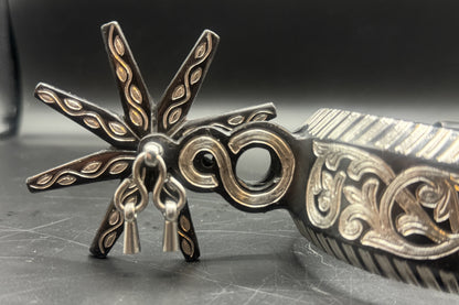 Handcrafted Mexican Charro Spurs - Stainless Steel | Eclipse