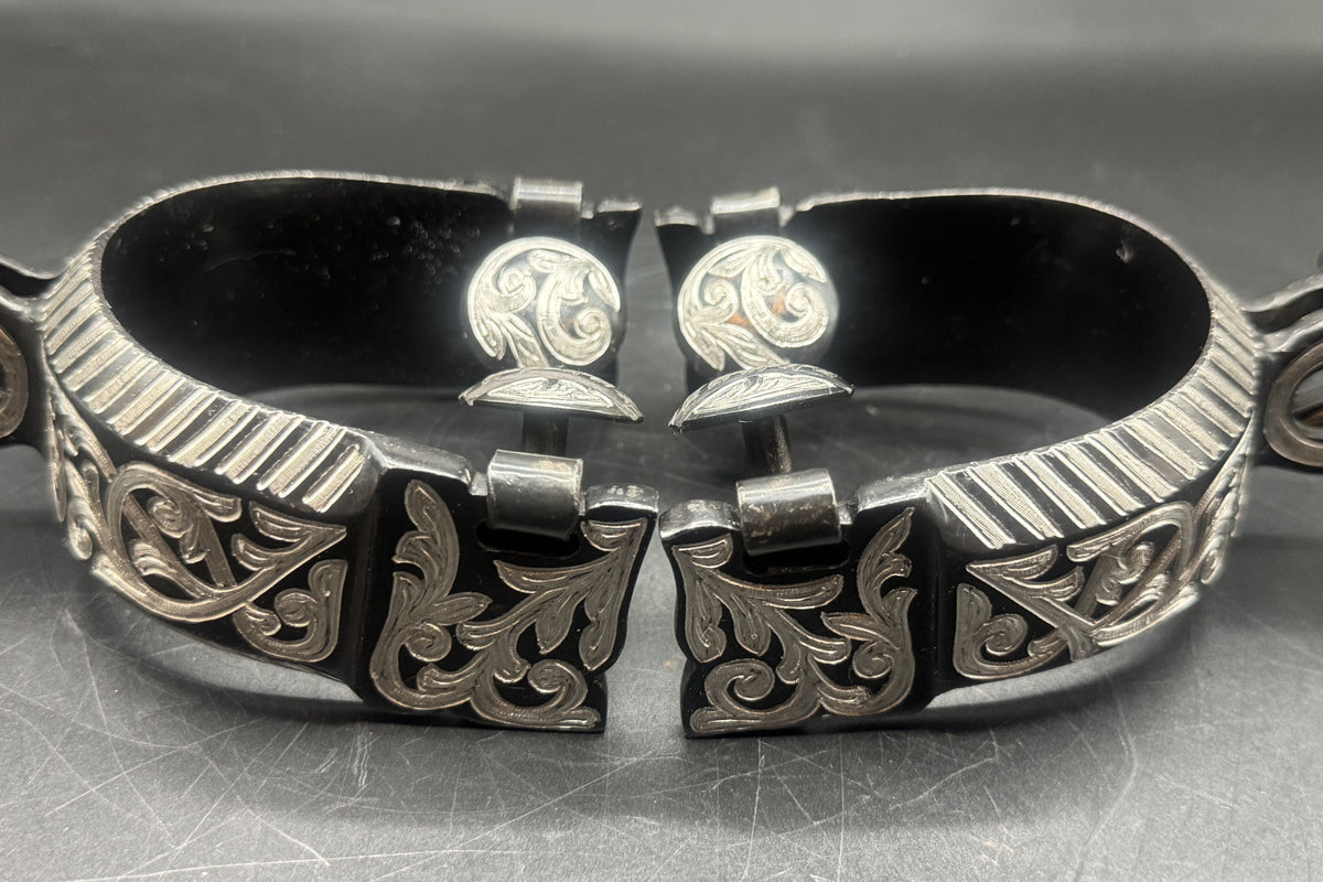Handcrafted Mexican Charro Spurs - Stainless Steel | Eclipse