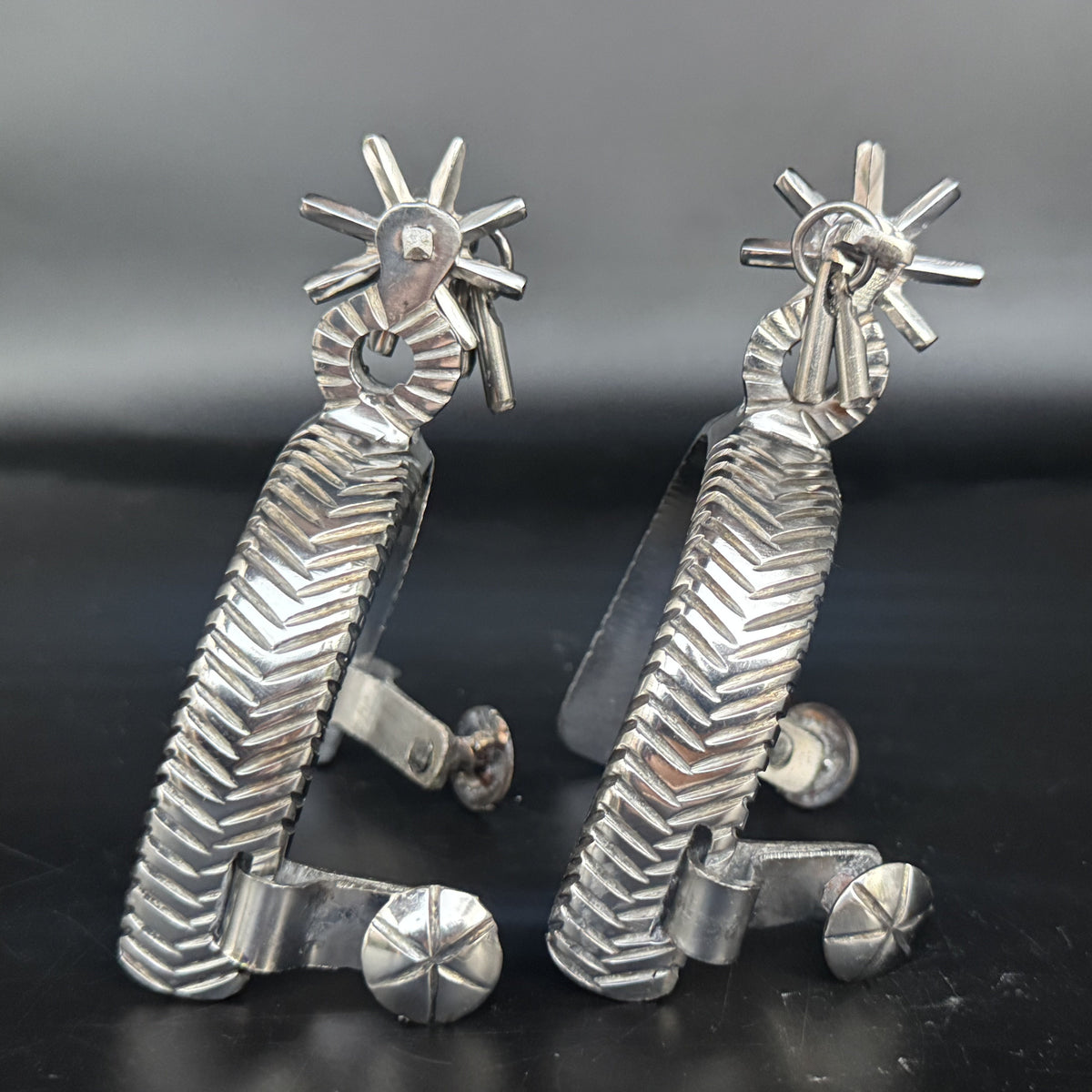 Espuelas Charras Mexicanas - 100% Acero | Grecas