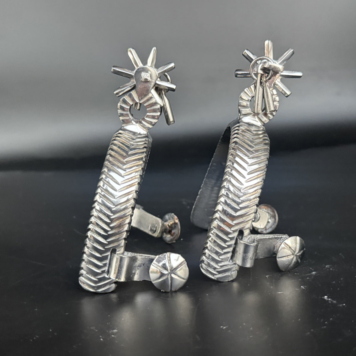 Espuelas Charras Mexicanas - 100% Acero | Grecas