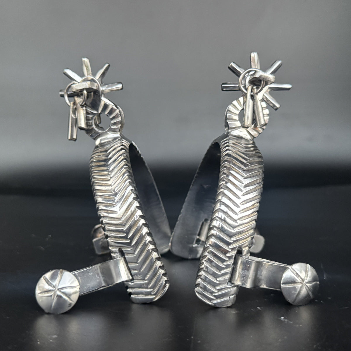 Espuelas Charras Mexicanas - 100% Acero | Grecas