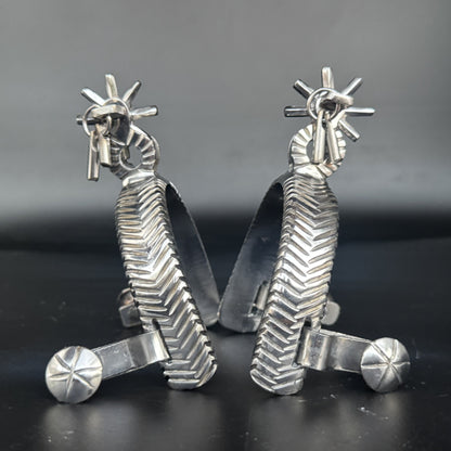 Espuelas Charras Mexicanas - 100% Acero | Grecas