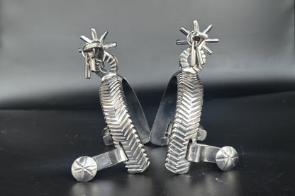 Espuelas Charras Mexicanas - 100% Acero | Grecas