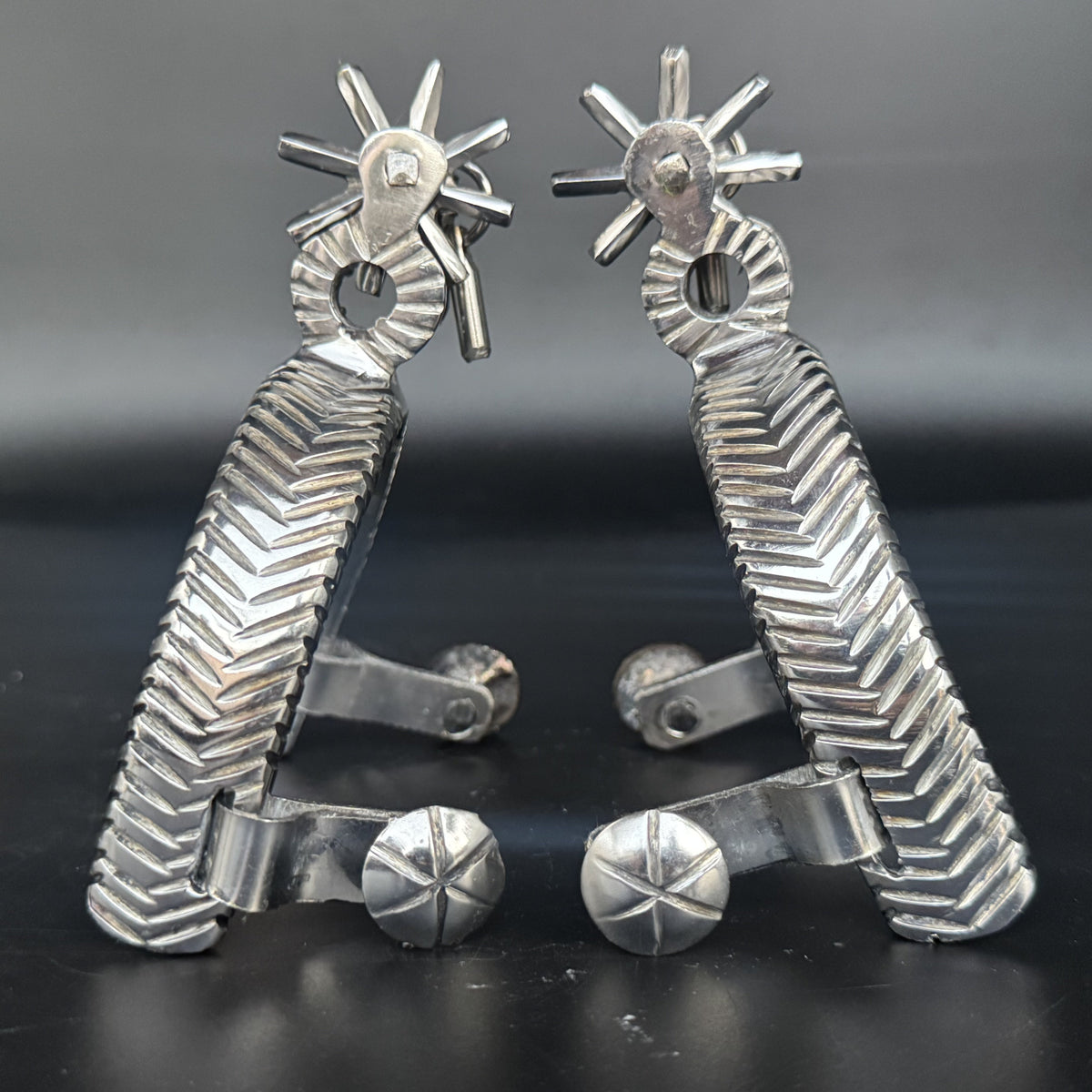 Espuelas Charras Mexicanas - 100% Acero | Grecas