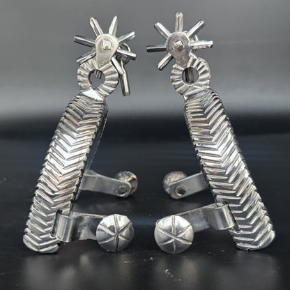 Espuelas Charras Mexicanas - 100% Acero | Grecas
