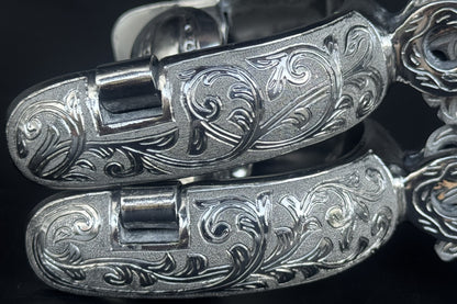 Handcrafted Mexican Charro Spurs - Stainless Steel | Espolón Real