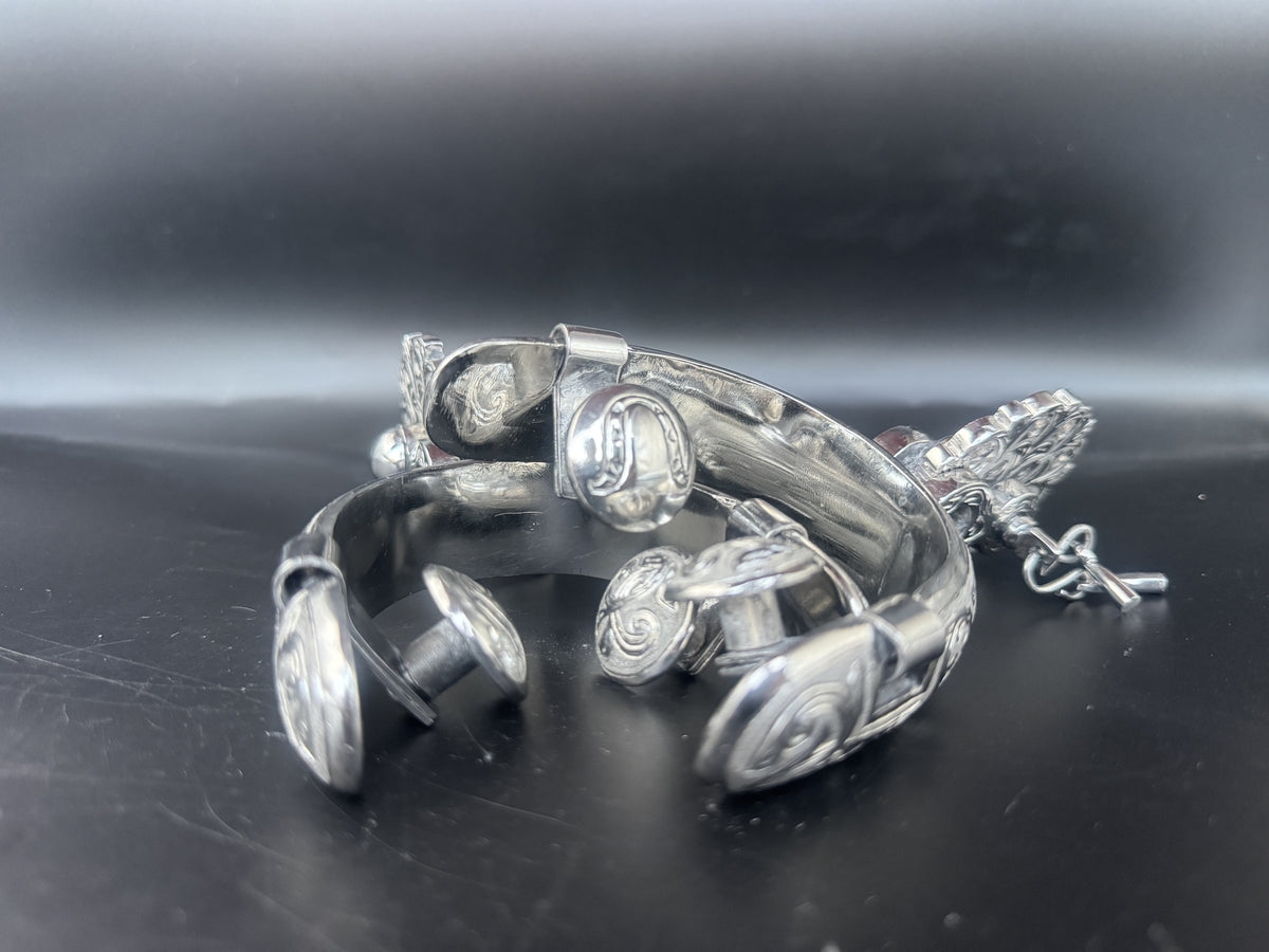 Handcrafted Mexican Charro Spurs - Stainless Steel | Espolón Real