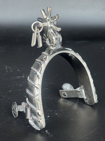 Handcrafted Mexican Charro Spurs - Stainless Steel | Lazo
