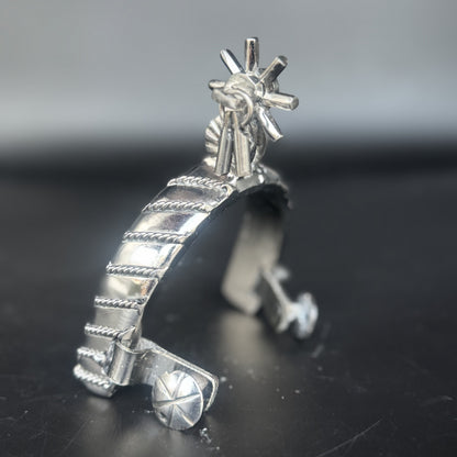 Handcrafted Mexican Charro Spurs - Stainless Steel | Lazo