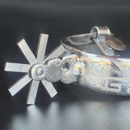 Handcrafted Mexican Charro Spurs - Stainless Steel | Legado