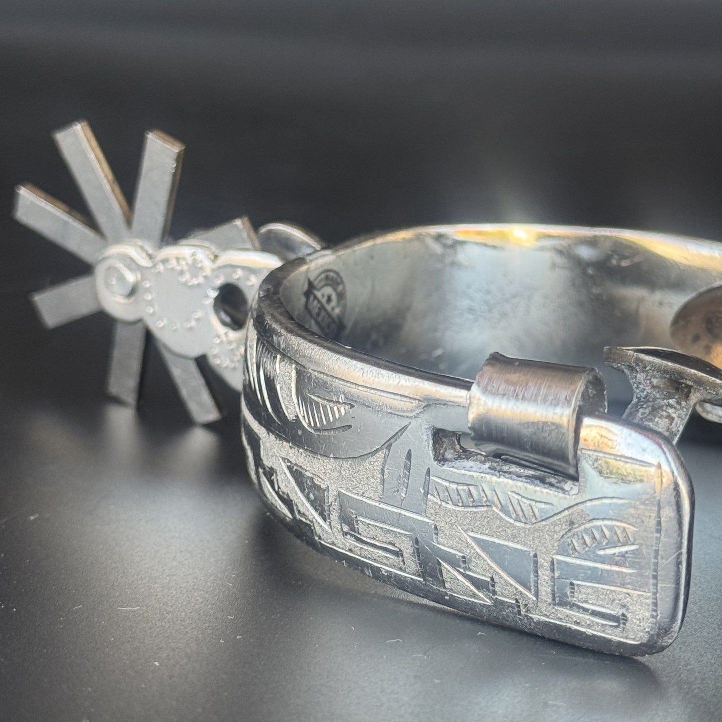 Handcrafted Mexican Charro Spurs - Stainless Steel | Legado