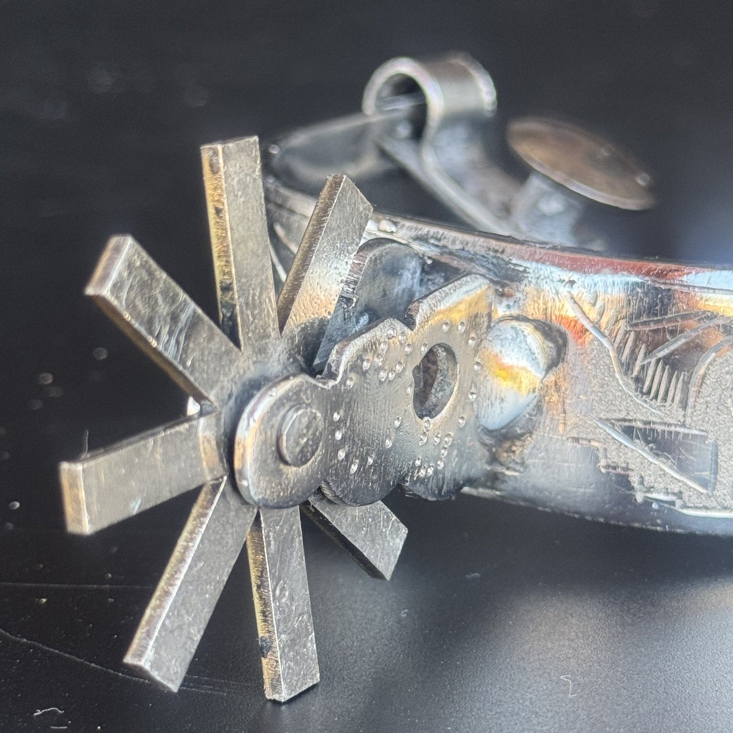 Handcrafted Mexican Charro Spurs - Stainless Steel | Legado