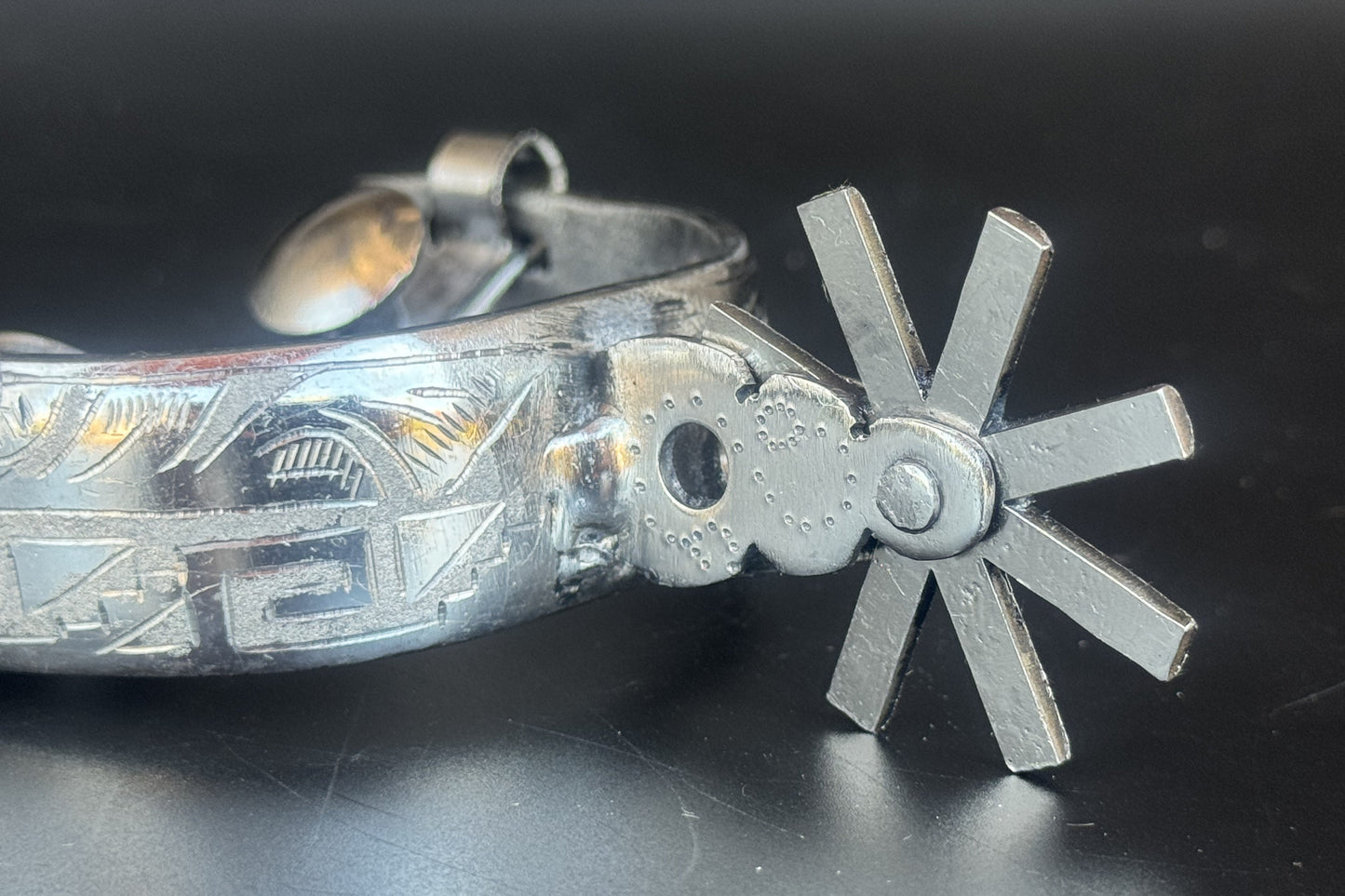 Handcrafted Mexican Charro Spurs - Stainless Steel | Legado