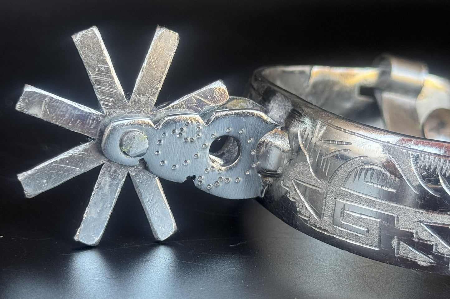 Handcrafted Mexican Charro Spurs - Stainless Steel | Legado