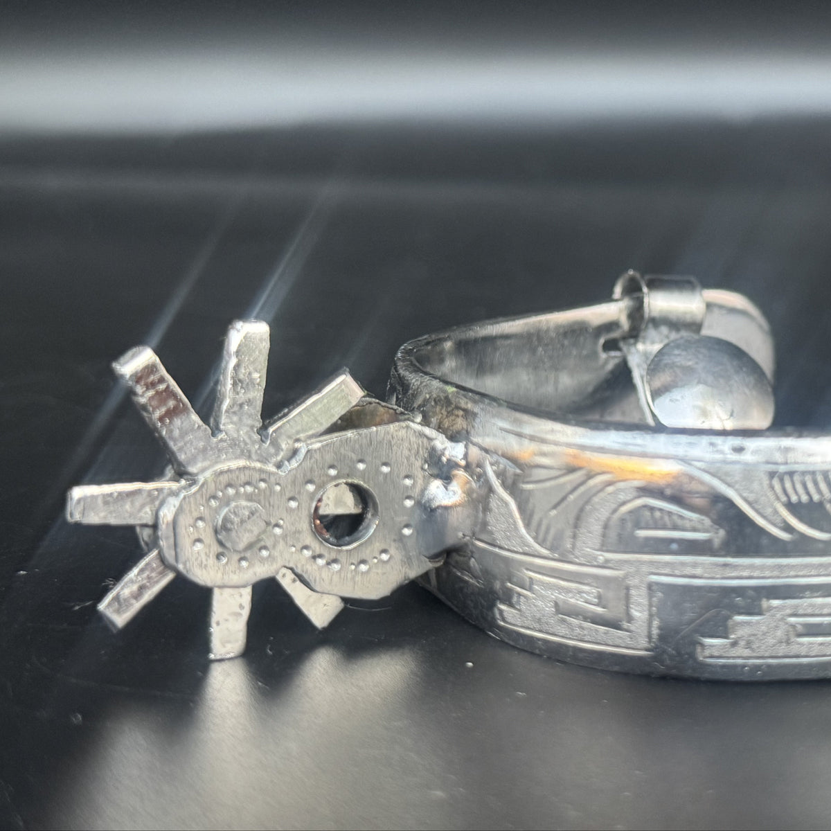 Handcrafted Mexican Charro Spurs - Stainless Steel | Grecas