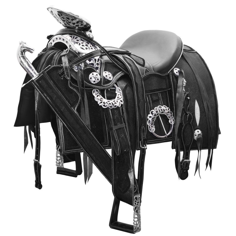 
            
                Load image into Gallery viewer, Stingray Mexican Saddle - Montura Charra
            
        